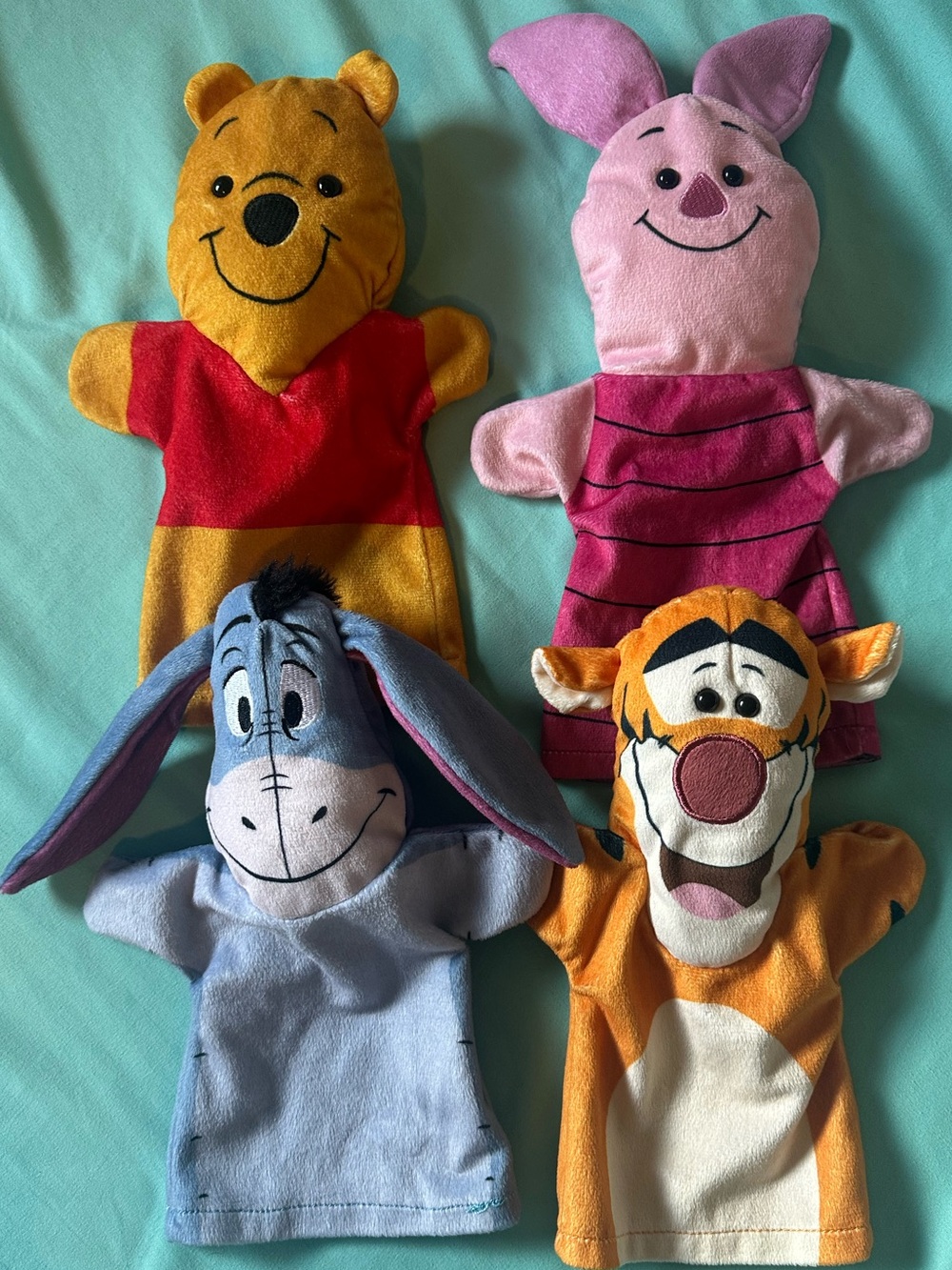 Disney Baby Winnie the Pooh Hand Puppet Set of 4